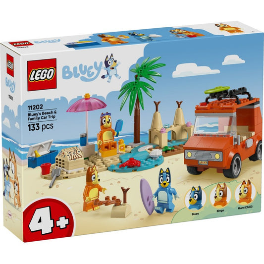 Lego Bluey:  11202 Bluey's Beach & Family Car Trip 