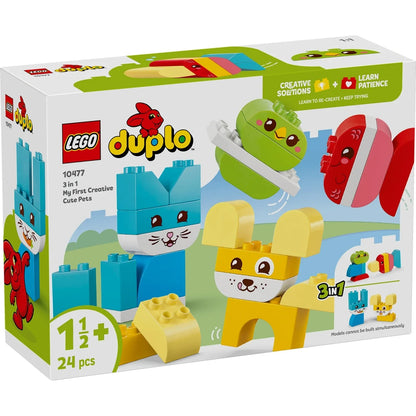 Lego 10477 Duplo 3 In 1 Creative Cute Pets Age 1 1/2 +