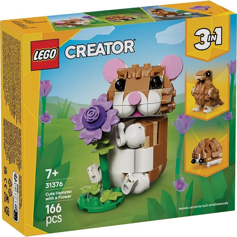 Lego 31376 Creator Cute Hampster With A Flower Age 7+