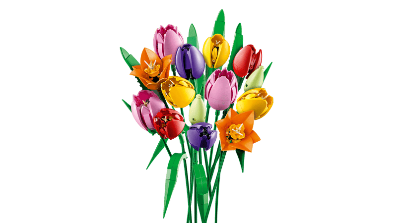 Lego Botanicals Tulip Bouquet Artificial Flowers Set 11501