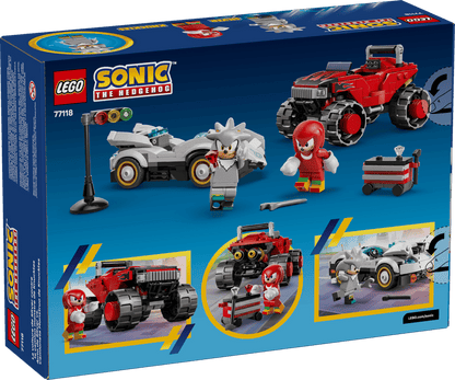 Lego Sonic The Hedgehog Silver’s Car Vs. Knuckles’ Monster Truck 77118  8+