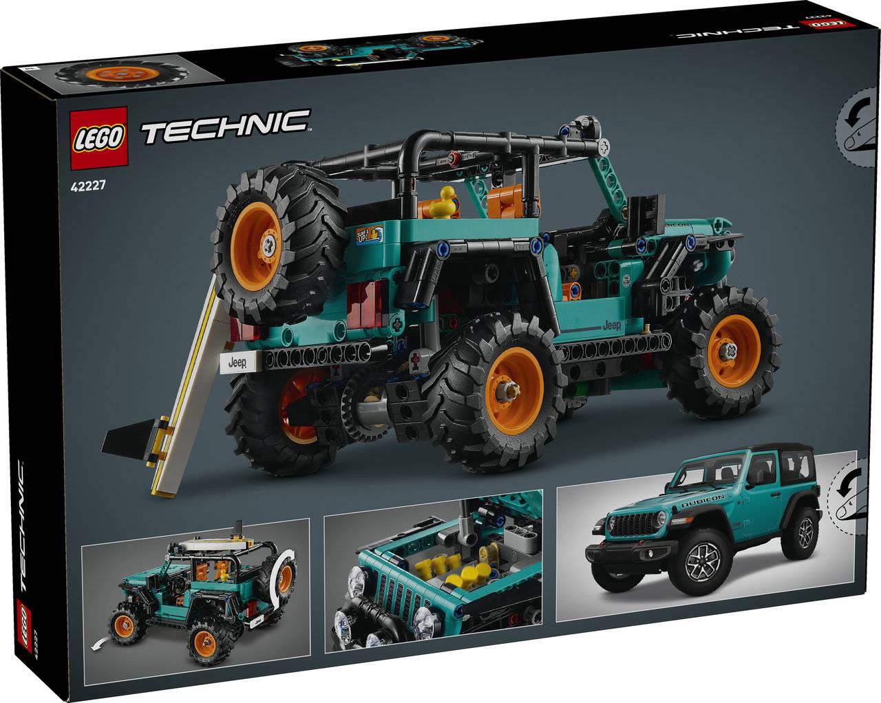 Lego Technic 42227 Jeep Wrangler Rubicon Suv