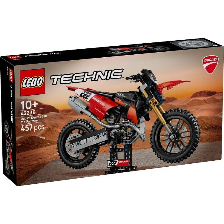 Lego 42238 Technic Ducati Desmo450 Mx Factory Motorcycle Age 10+