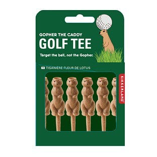 Gopher The Caddy Golf Tee