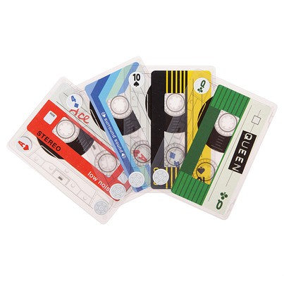 Kikkerland Cassette Playing Cards 