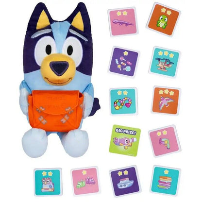 Bluey Pass The Parcel Musical Game  Soft Huggable 8  Bluey Plush 