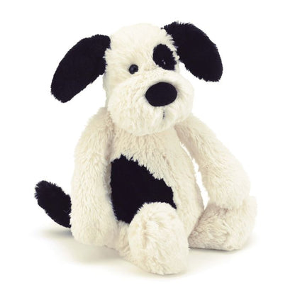 Jellycat Black & Cream Puppy Medium