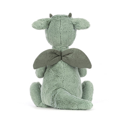 Jellycat Bashful Dragon Original (med) Green 31x9x12cm