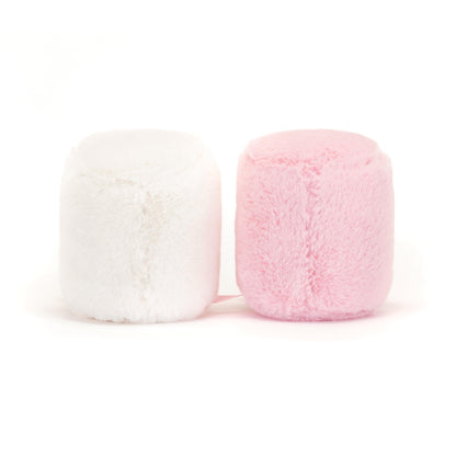Jellycat Amuseables Pink And White Marshmallows Multi-coloured 5x15x9cm