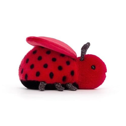 Jellycat Loulou Love Bug In Redblack