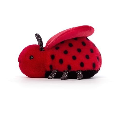 Jellycat Loulou Love Bug In Redblack
