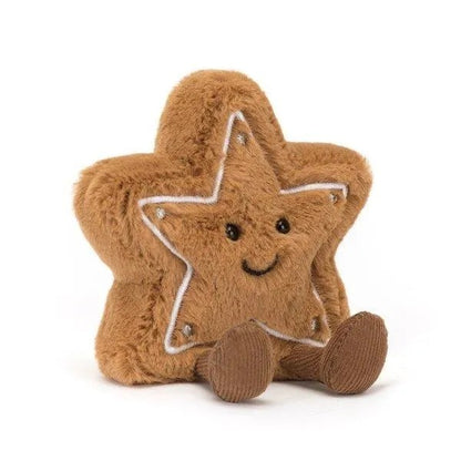 Jellycat Amuseable Star Cookie In Brown
