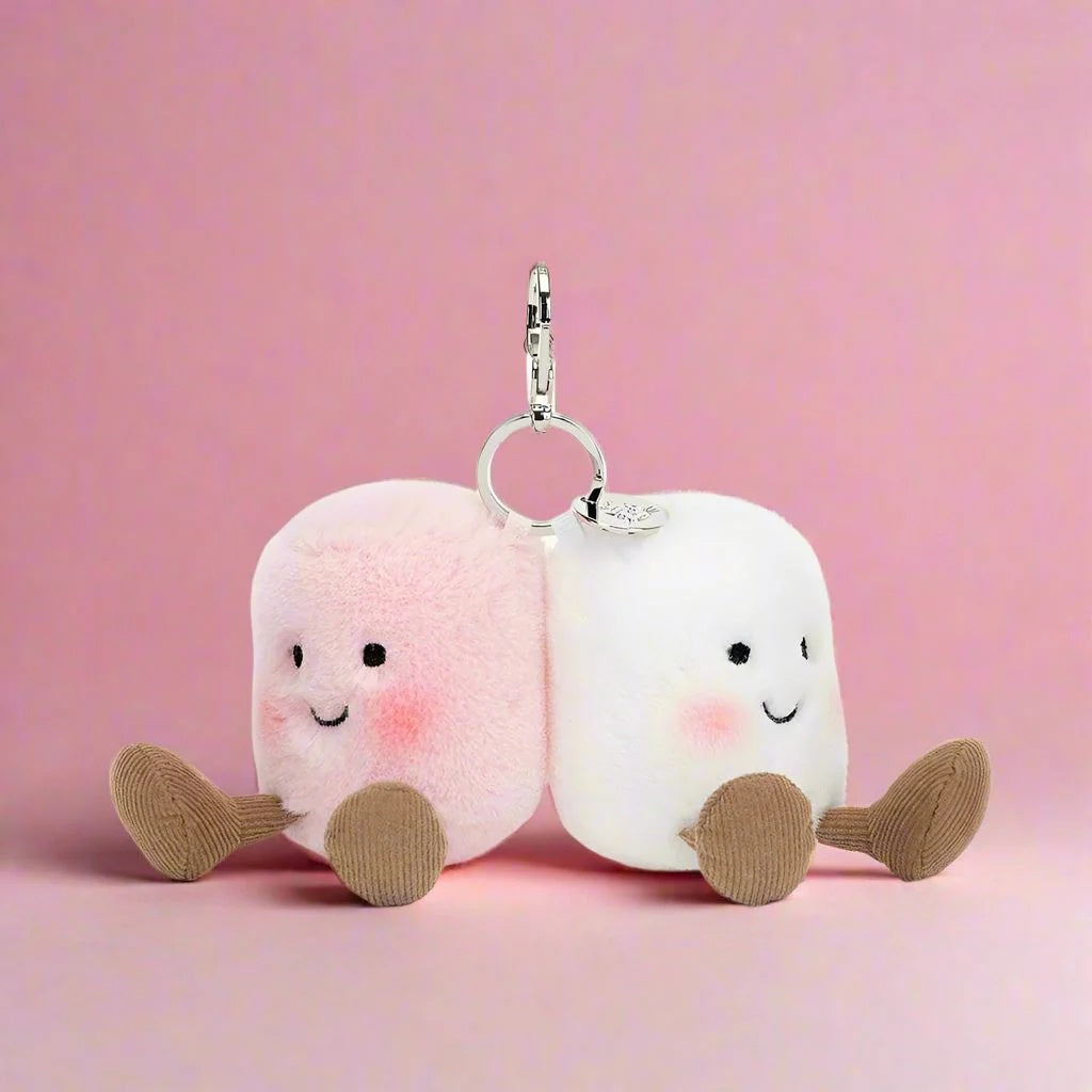 Jellycat Amuseables Pair Of Marshmallows Bag Charm