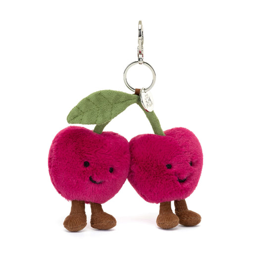 Jellycat Amuseables Cherry Bag Charm
