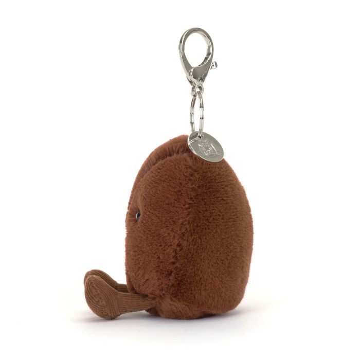  Jellycat Amuseables Coffee Bean Bag Charm Bnwt Soft Plushie Keychain