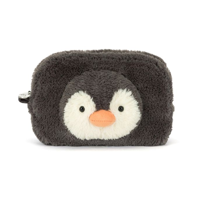 Jellycat Peanut Penguin Pouch- Grey