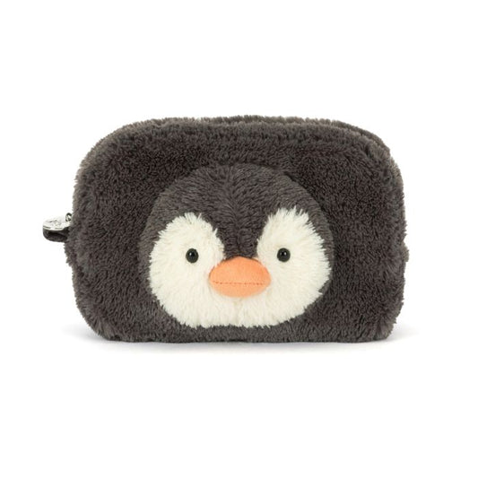 Jellycat Peanut Penguin Pouch- Grey