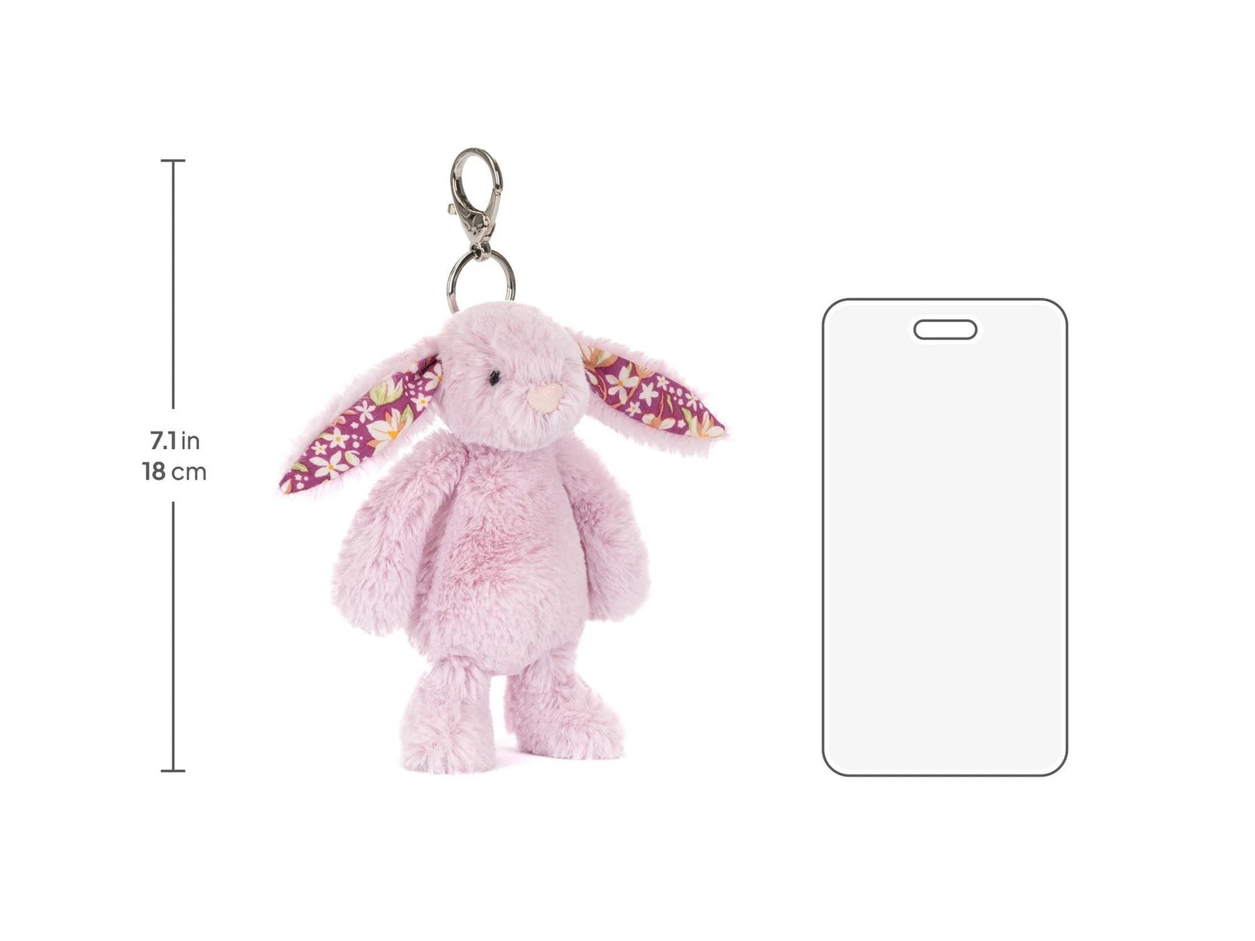 Jellycat Thistlepop Blossom Bunny Bag Charm 