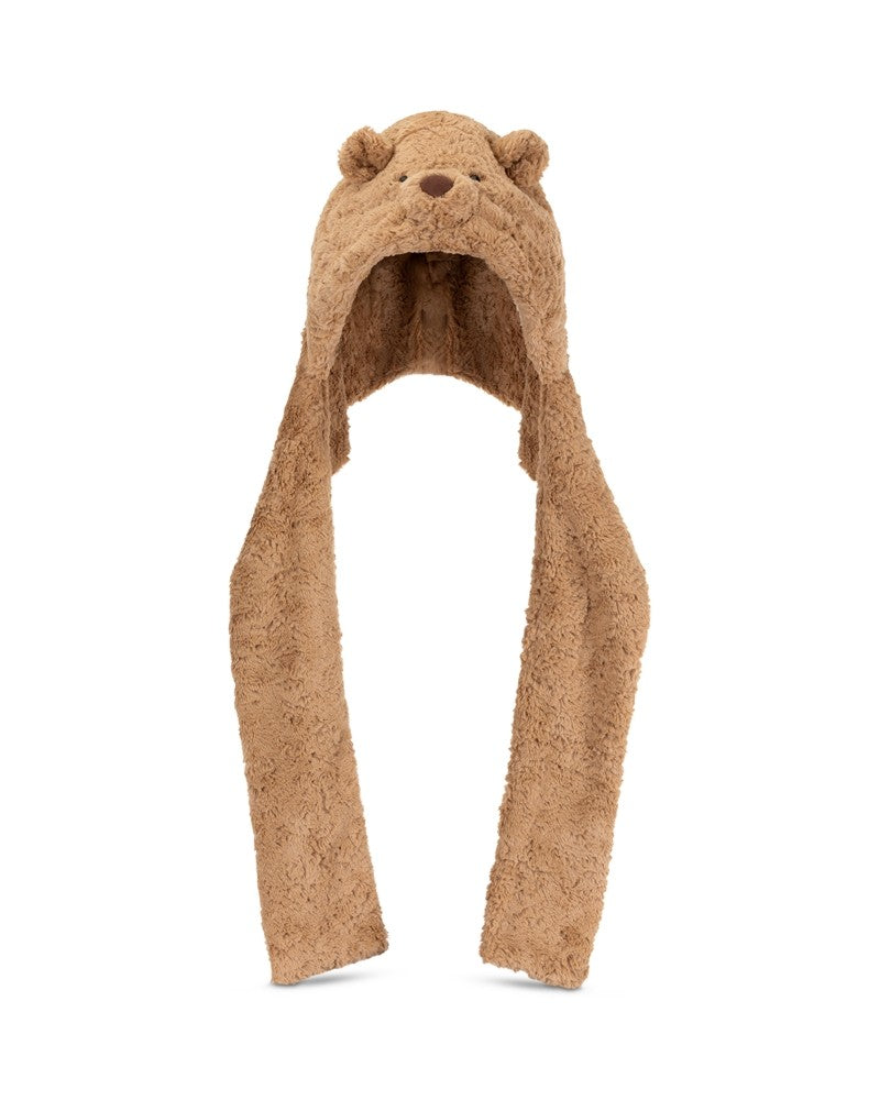 Jellycat Bartholomew Bear Bundlesnug Scarf Hood 