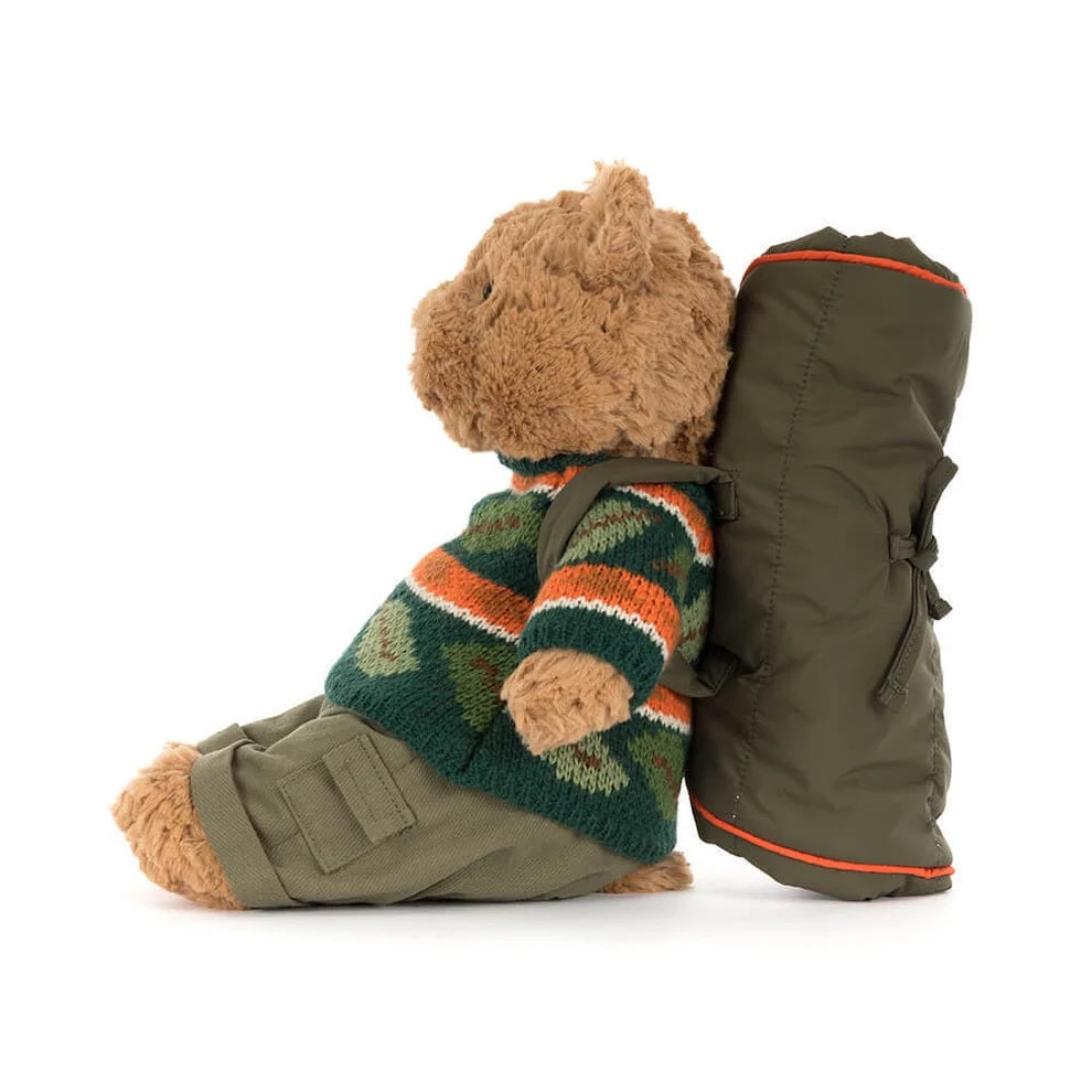 Jellycat Bartholomew Bear Hiking Outfit Plush 