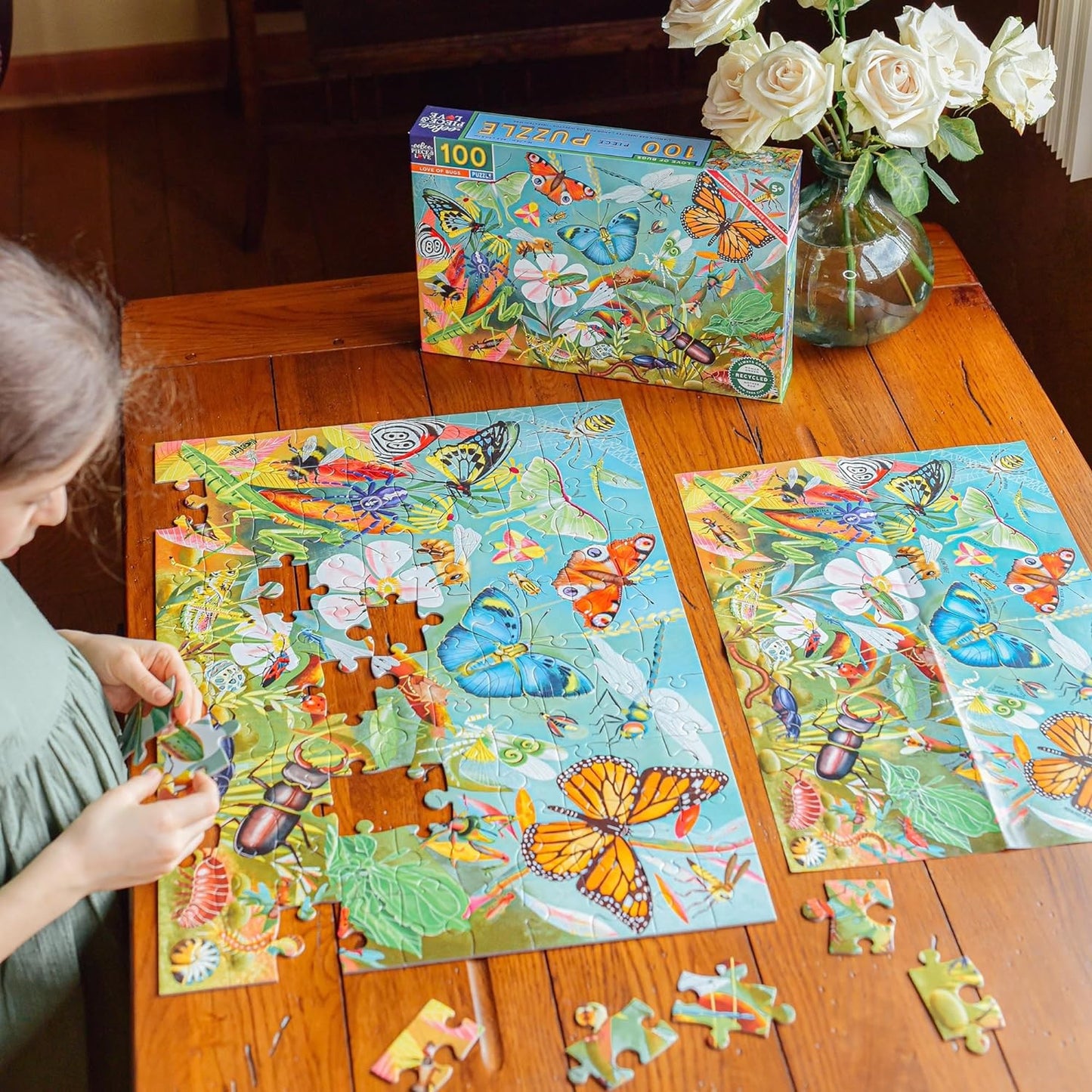 Puzzle 100pc Love Of Bugs