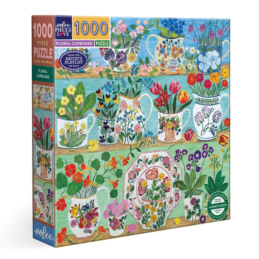 Puzzle Floral Cupboard 1000pc