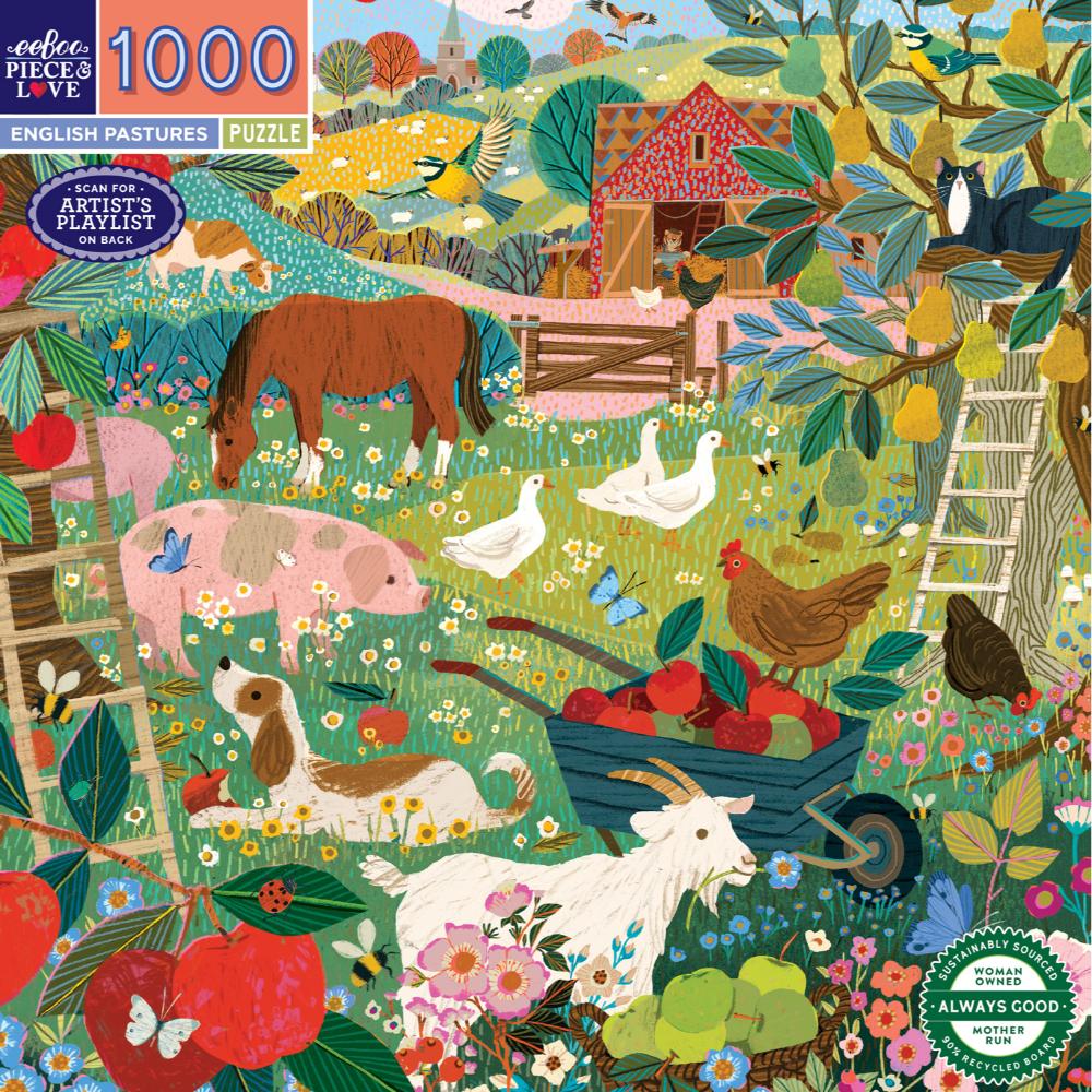 Puzzle English Pastures 1000pc