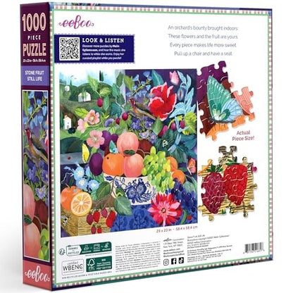 Puzzle Stone Fruit Still Life 1000pc