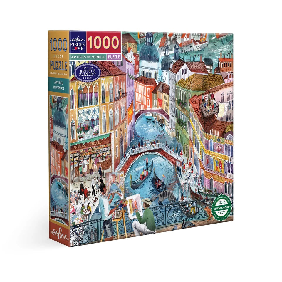 Puzzle Artist In Venice 1000pc