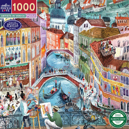Puzzle Artist In Venice 1000pc