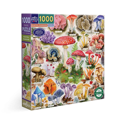 Puzzle Bountiful Mushrooms 1000pc