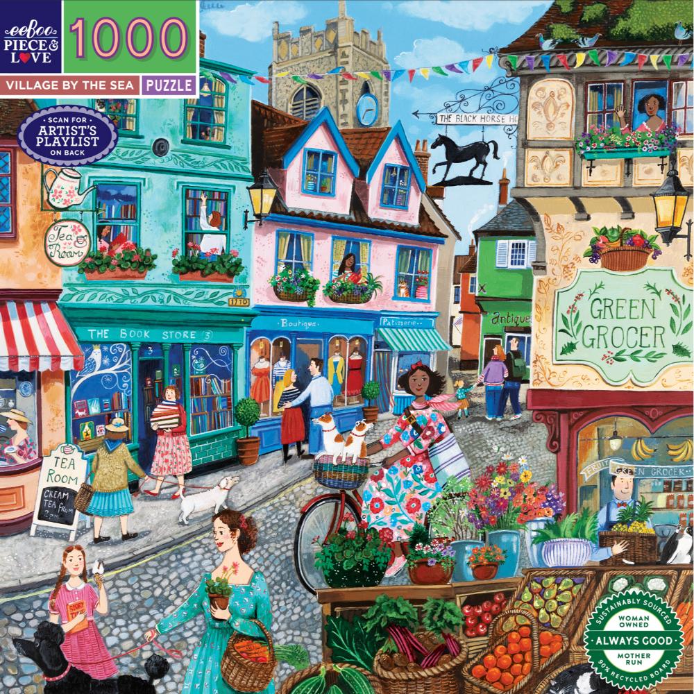 Puzzle Village By The Sea 1000pc