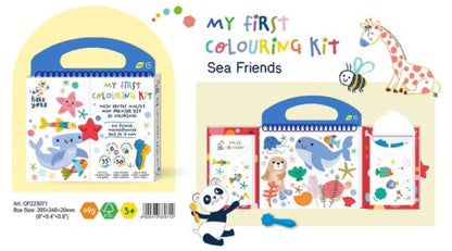 Haku Yoka My First Colouring Kit Sea Friends