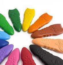Haku Yoka Owl Crayons 12 Colours