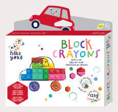 Haku Yoka Block Crayons - Car