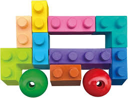 Haku Yoka Block Crayons - Car