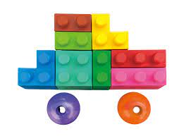 Haku Yoka Block Crayons - Car
