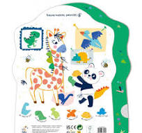 Haku Yoka - Dino Finger Crayon (6 Pcs)