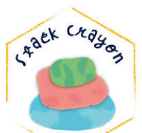 Haku Yoka Finger Crayons - Stone