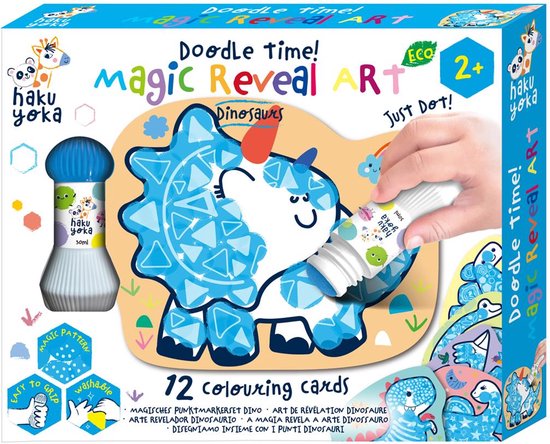 Magic Reveal Art - Dinosaur