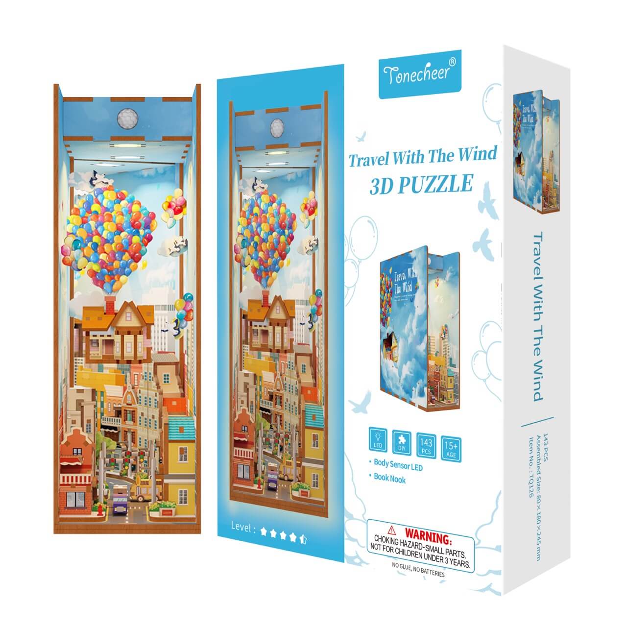 Tonecheer Travel With The Wind 3d Puzzle