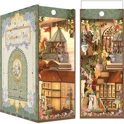 Tonecheer 3d Book Nook Kit: Shakespeare's Verse 212pcs