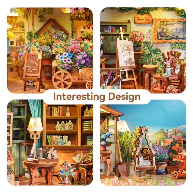 Tonecheer Blossom Time 3d Puzzle Story Frame