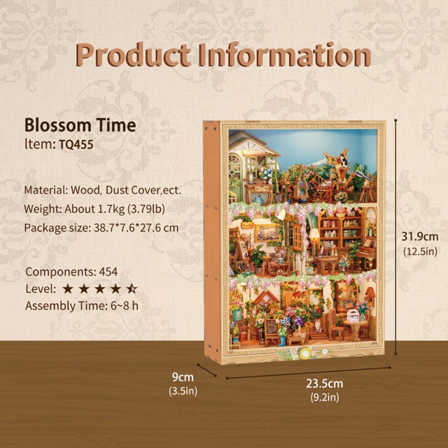 Tonecheer Blossom Time 3d Puzzle Story Frame