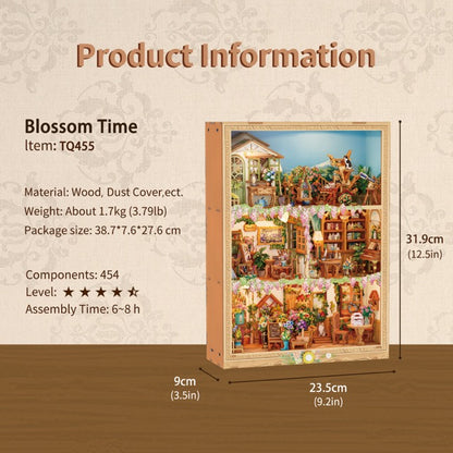 Tonecheer Blossom Time 3d Puzzle Story Frame