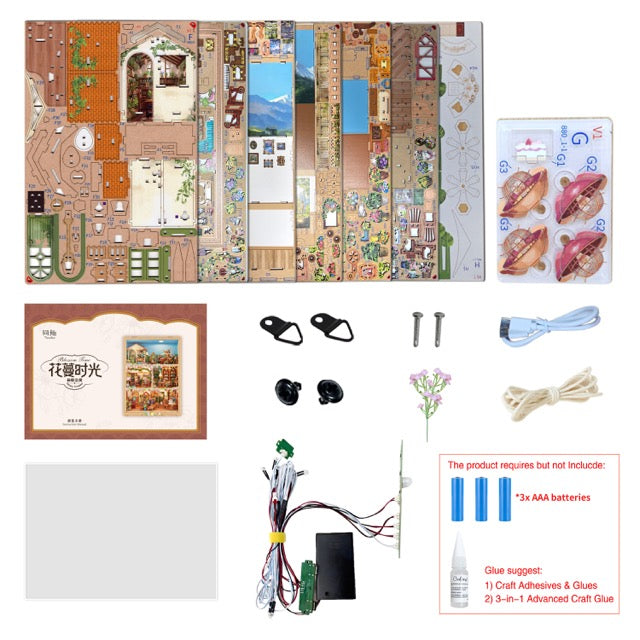 Tonecheer Blossom Time 3d Puzzle Story Frame
