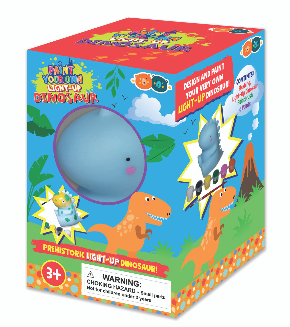 Buddy & Barney Paint Your Own Light Up Dinosaur