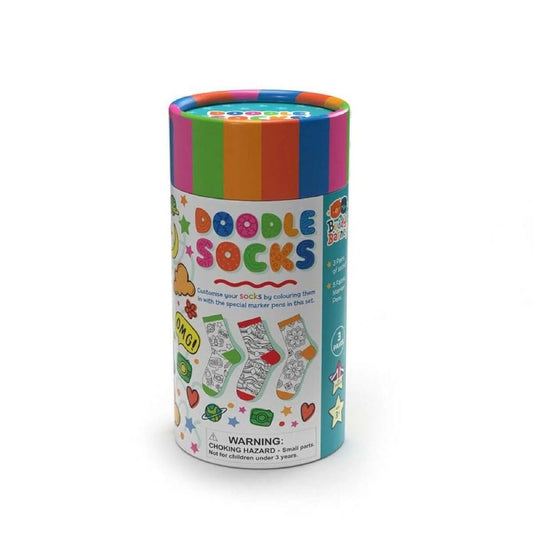 Doodle Socks - Colour Your Own Socks In Tube