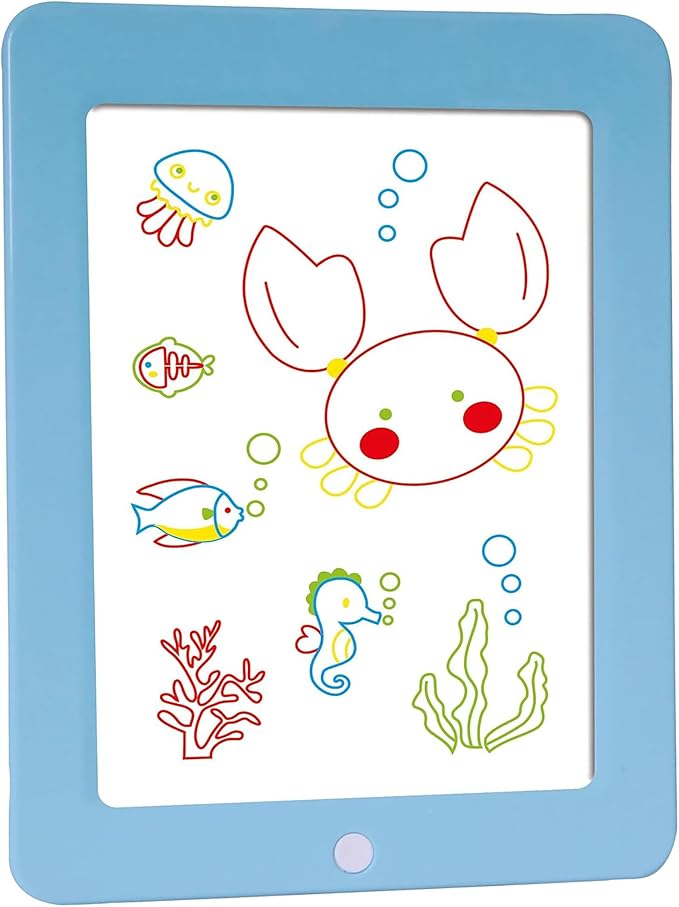 Buddy & Barney Neon Glow Drawing Board