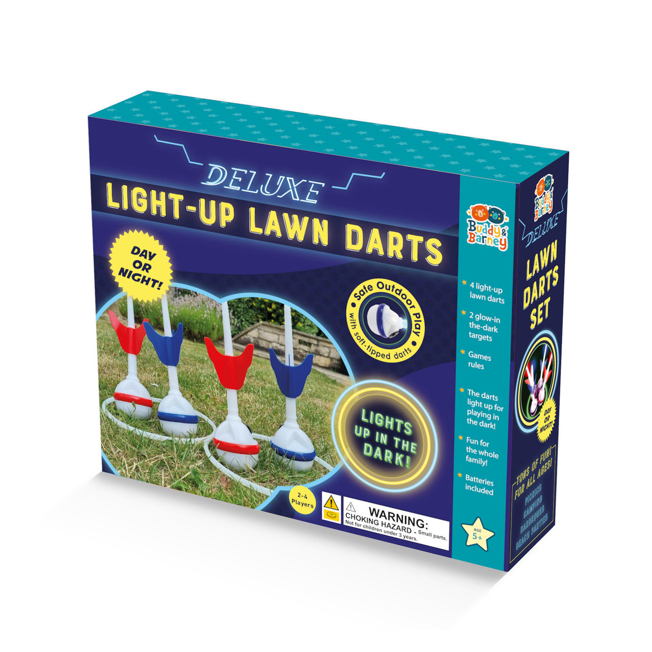 Buddy & Barney Deluxe Light-up Lawn Darts